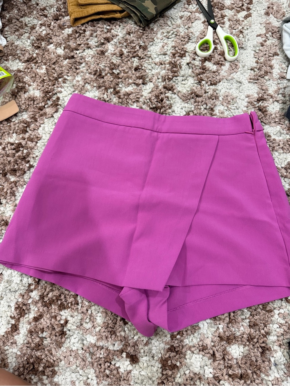 Dynamite Magenta Skort Shorts